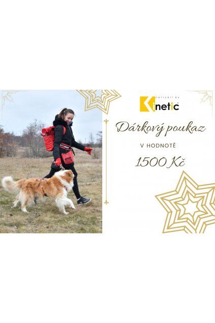 Dárkový poukaz 1500 Kč Pejskařina